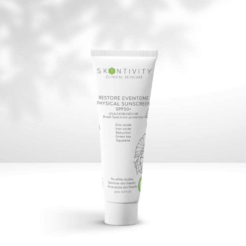 SKINTIVITY Restore Eventone Physical Sunscreen SPF50+ with Bakuchiol